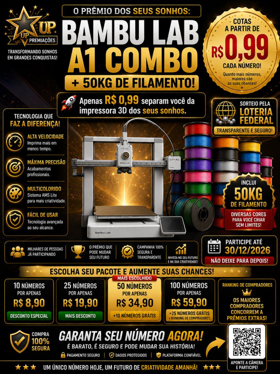 Bambu Lab A1 Combo + 50 kg de filamento